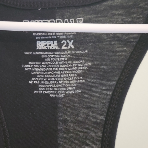 Riverdale Jugghead Jones Plus Tank 2x Hot Topic - Picture 3 of 3